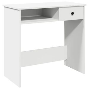 vidaXL skrivebord 80x40x75 cm konstrueret tr&aelig; hvid