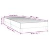 vidaXL Boxspring sengeramme 90x200 cm fl&oslash;jl sort