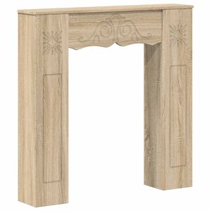 vidaXL Pejseramme Sonoma-eg 102 x 20 x 102 cm Konstrueret tr&aelig;
