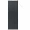 vidaXL Persienner Sort 220 x 75 cm Aluminium