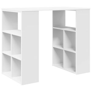 vidaXL Bord Hvid Konstrueret tr&aelig; 90 x 50 x 75 cm