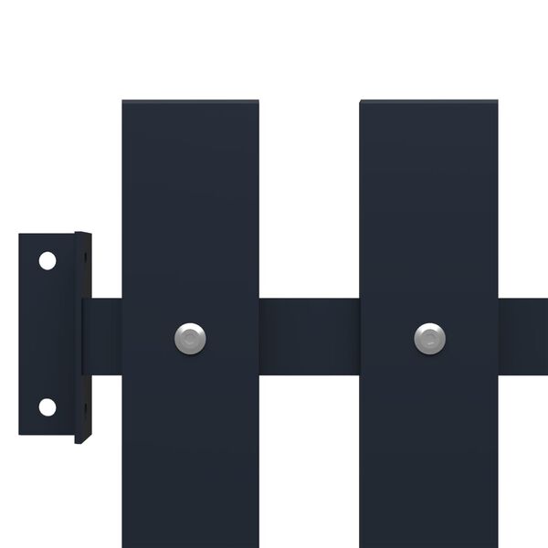 vidaXL hegnspanel antracit 178x75 cm pulverlakeret stål