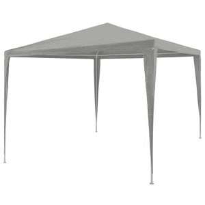 vidaXL Party Tent Lysegr&aring; 300 x 300 x 255 cm PE og st&aring;l
