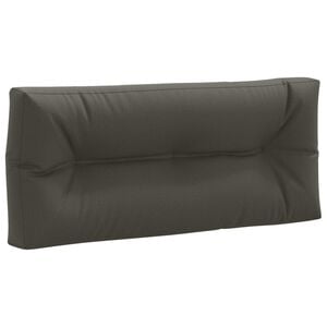 vidaXL Palle rygpude VIANEN 100% polyester Antracit 120 x 40 x 12 cm