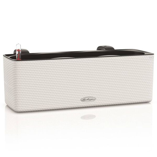 LECHUZA plantekasse CUBE color triple med beslag hvid 13680