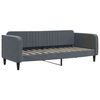 vidaXL daybed med udtr&aelig;k og skuffer 90x190 cm velour m&oslash;rkegr&aring;