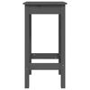 vidaXL barstole 2 stk. 40x40x78 cm massivt fyrretræ grå