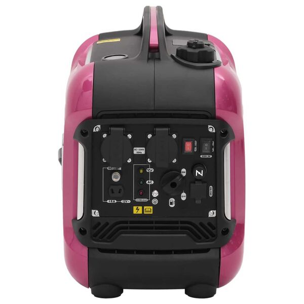 vidaXL bærbar benzingenerator 1880 W 4-takts