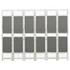 vidaXL 6-panels rumdeler 210x165 cm stof gr&aring;