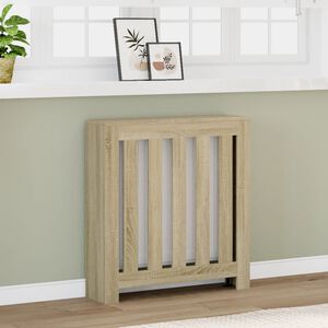 vidaXL radiatorskjuler 78x20x82 cm konstrueret tr&aelig; sonoma-eg
