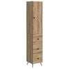 vidaXL Skab S&aelig;t 2 pcs Artisan-eg 34,5 x 34,5 x 90 cm Konstrueret tr&aelig;