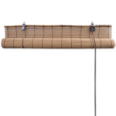 vidaXL rullegardin 80x220 cm bambus brun