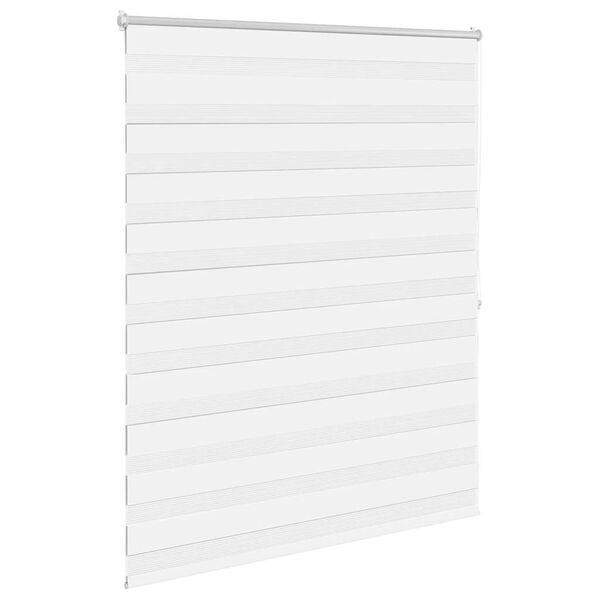 vidaXL zebragardin 140,9x175 cm stofbredde 136,7 cm hvid