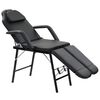 vidaXL mobil ansigtsbehandlingsstol kunstl&aelig;der 185 x 78 x 76 cm sort