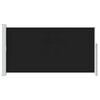 vidaXL sidemarkise til terrasse 160x300 cm sort