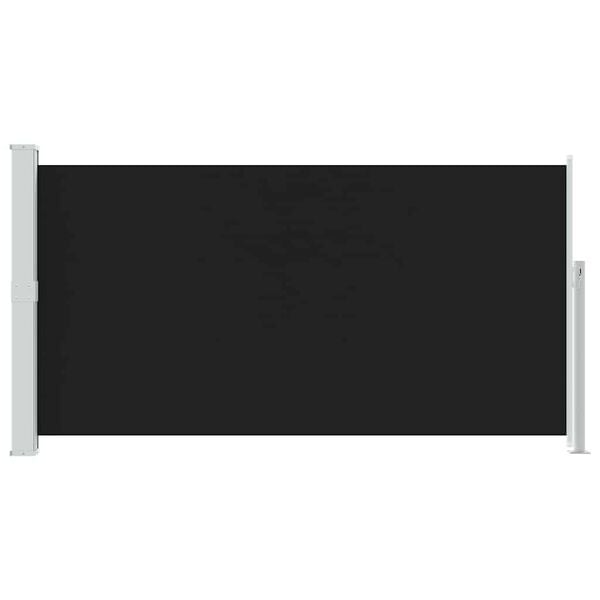vidaXL sidemarkise til terrasse 160x300 cm sort