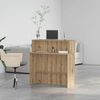 vidaXL receptionsskranke kunsteg 100x50x103,5 cm konstrueret træ