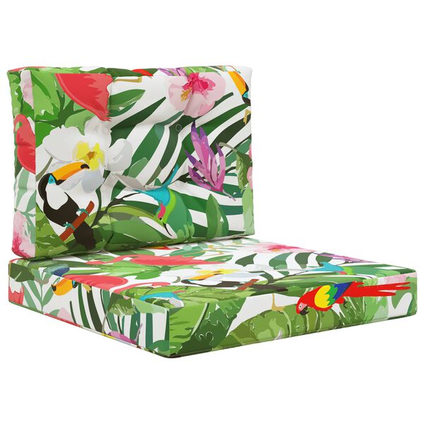 vidaXL Udend&oslash;rs Sofa Pude 2 pcs farverig Polyester