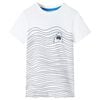 vidaXL T-shirt til b&oslash;rn str. 104 ecrufarvet