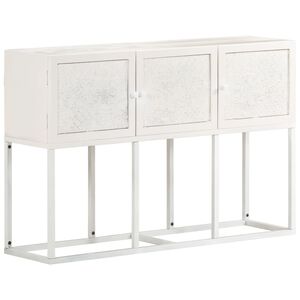 vidaXL sk&aelig;nk 115x30x76 cm massivt mangotr&aelig;