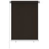 vidaXL udend&oslash;rs rullegardin 105 (B) x 140 (H) cm HDPE brun