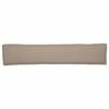 vidaXL Palle Pudes&aelig;t 2 pcs Gr&aring;brun 200 x 40 x 8 cm Oxford stof