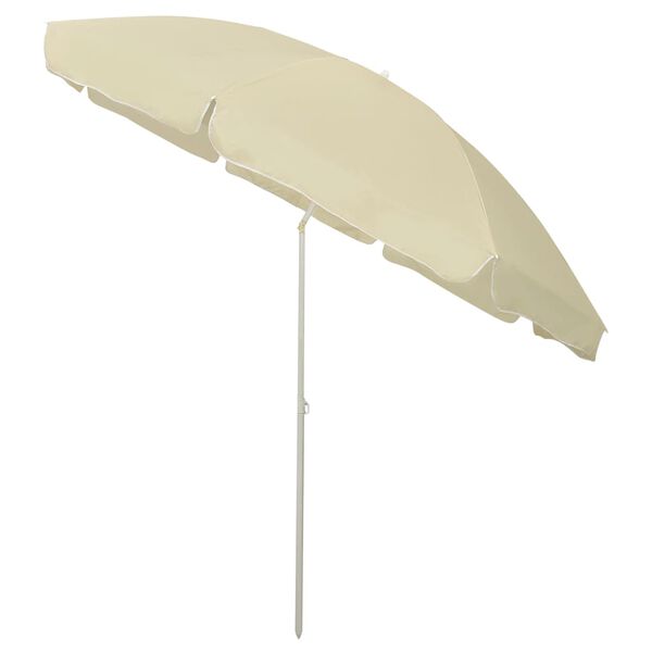 vidaXL strandparasol 300 cm sandgul