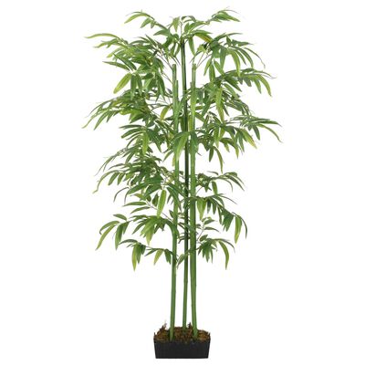 vidaXL kunstigt bambustræ 240 blade 80 cm grøn