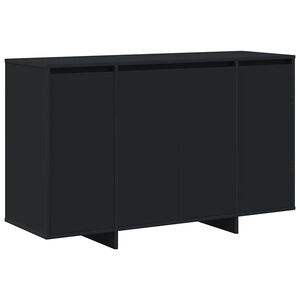 vidaXL Sideboard Sort 120 x 41 x 75 cm Konstrueret tr&aelig;