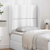vidaXL Hovedg&aelig;rde&oslash;re Hvid 80 x 23 x 6 cm PVC