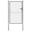 vidaXL havel&aring;ge galvaniseret st&aring;l 105x125 cm s&oslash;lv