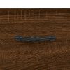 vidaXL sk&aelig;nk 69,5x34x90 cm konstrueret tr&aelig; brun egetr&aelig;sfarve