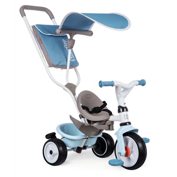 Smoby 3-i-1 trehjulet cykel Baby Balade Plus blå