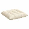 vidaXL S&aelig;depuder 4 pcs Creme 40 x 40 x 6 cm Velourstof