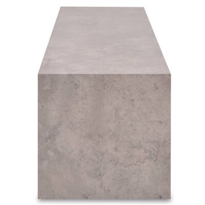 vidaXL TV-bord beton-look 120 x 30 x 30 cm