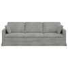 vidaXL Sofa Lysegr&aring; 228 x 78 x 80 cm Fl&oslash;jl