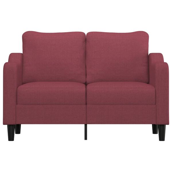 vidaXL 2-personers sofa 120 cm stof vinr&oslash;d