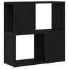 vidaXL TV-m&oslash;bels&aelig;t 60 x 24 x 63 cm Sort Konstrueret tr&aelig;