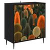 vidaXL Sideboard ZAANDAM Sort eg 69 x 33 x 76 cm Konstrueret tr&aelig;