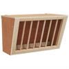 vidaXL kaninfoderautomat 37x18,5x23 cm massivt fyrretr&aelig;