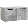 vidaXL V&aelig;gh&aelig;ngt TV-skab Betongr&aring; 59,5 x 31 x 30 cm Konstrueret tr&aelig;