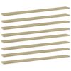vidaXL boghylder 8 stk. 100x10x1,5 cm konstrueret tr&aelig; sonoma-eg