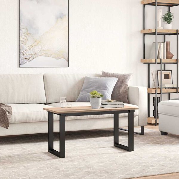 vidaXL bordplade 90x40x1,7 cm rektangul&aelig;r massivt fyrretr&aelig;