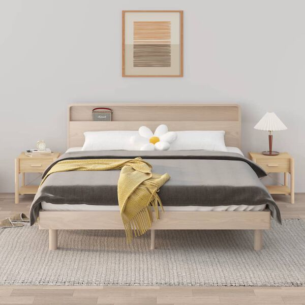 vidaXL sengeborde 2 stk. 42x38x45 cm konstrueret tr&aelig;