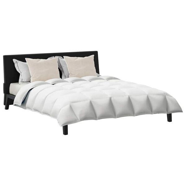 vidaXL Dynebetræk Sæt med pude 3 pcs Hvid Dunfjer