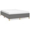 vidaXL sengeramme uden madras 140x190 cm stof m&oslash;rkegr&aring;