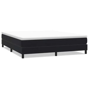 vidaXL kontinentalseng uden madras 180x220 cm fl&oslash;jl sort