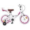 vidaXL B&oslash;rnecykel 12 tommer til 2-4 &aring;r gamle Hvid