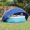 vidaXL Pool Dome Gr&oslash;n 336 x 322 x 160 cm