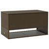 vidaXL udend&oslash;rs hyndeboks 100x55x55,5 cm polyrattan brun